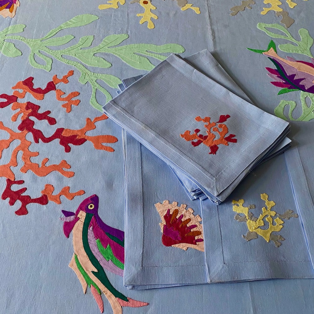 Rare Vintage Porthault linen set