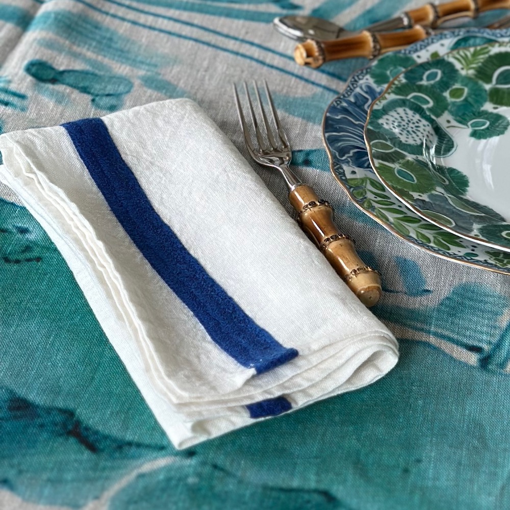 Riviera Stripe Napkin - Image 4