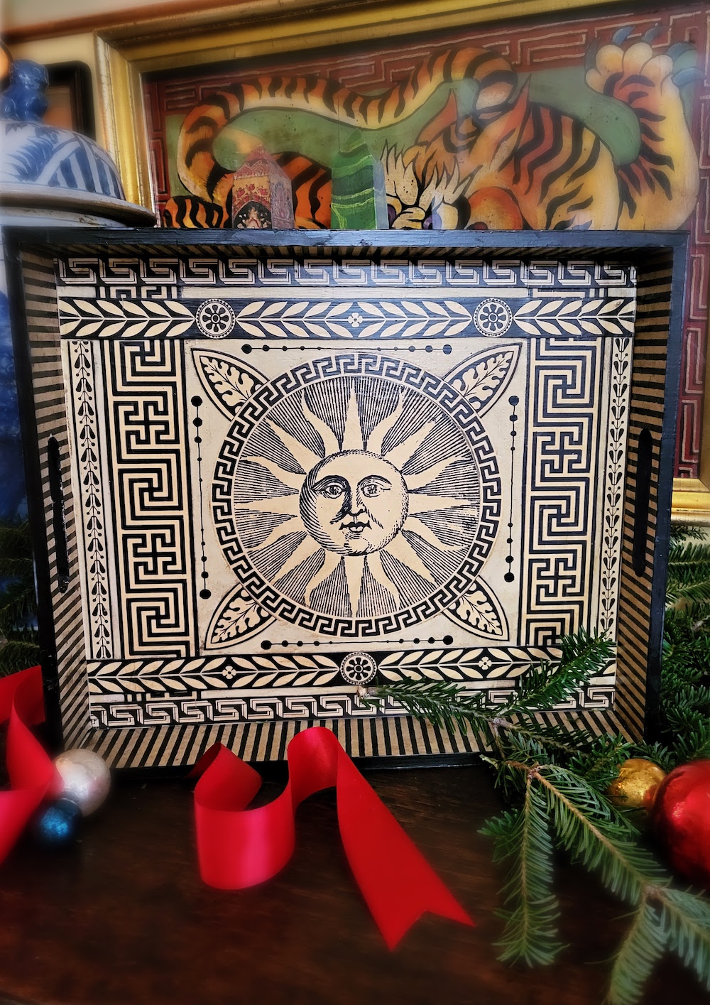 Soleil Decoupage Tray - Image 2