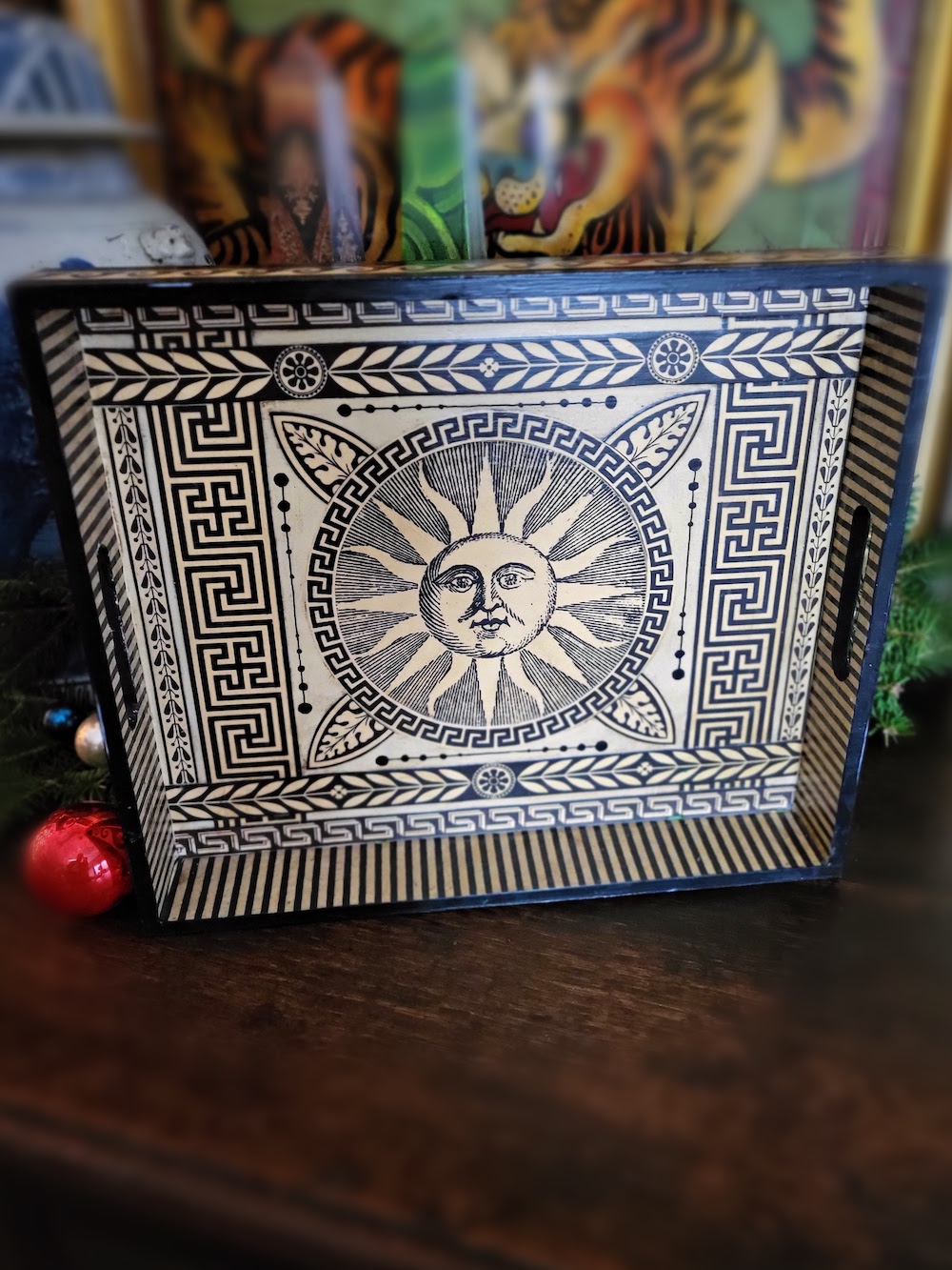Soleil Decoupage Tray - Image 5