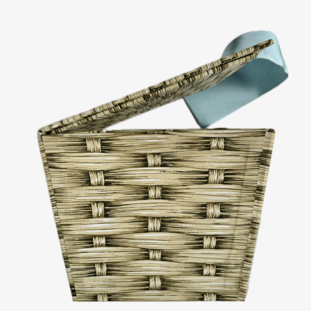 Trompe L'Oeil Wicker Hamper
