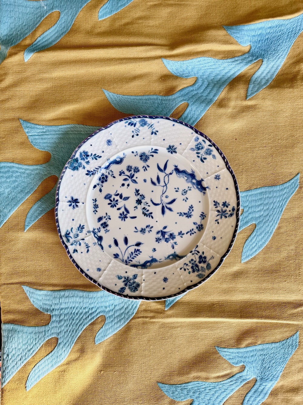 Fleuron Dinner Plate | Blue - Image 6