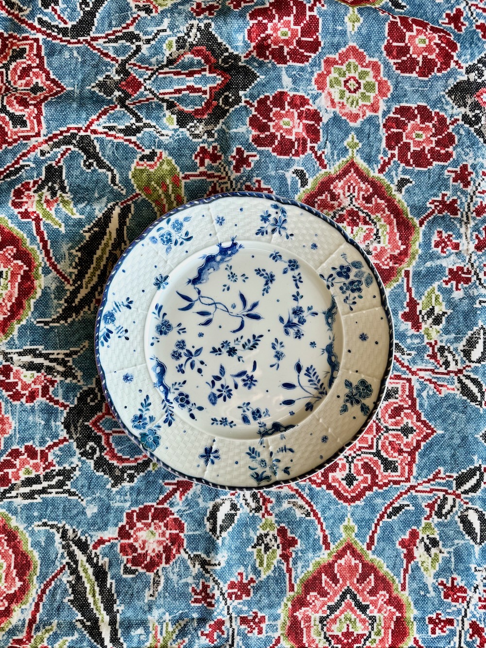 Fleuron Dinner Plate | Blue - Image 4