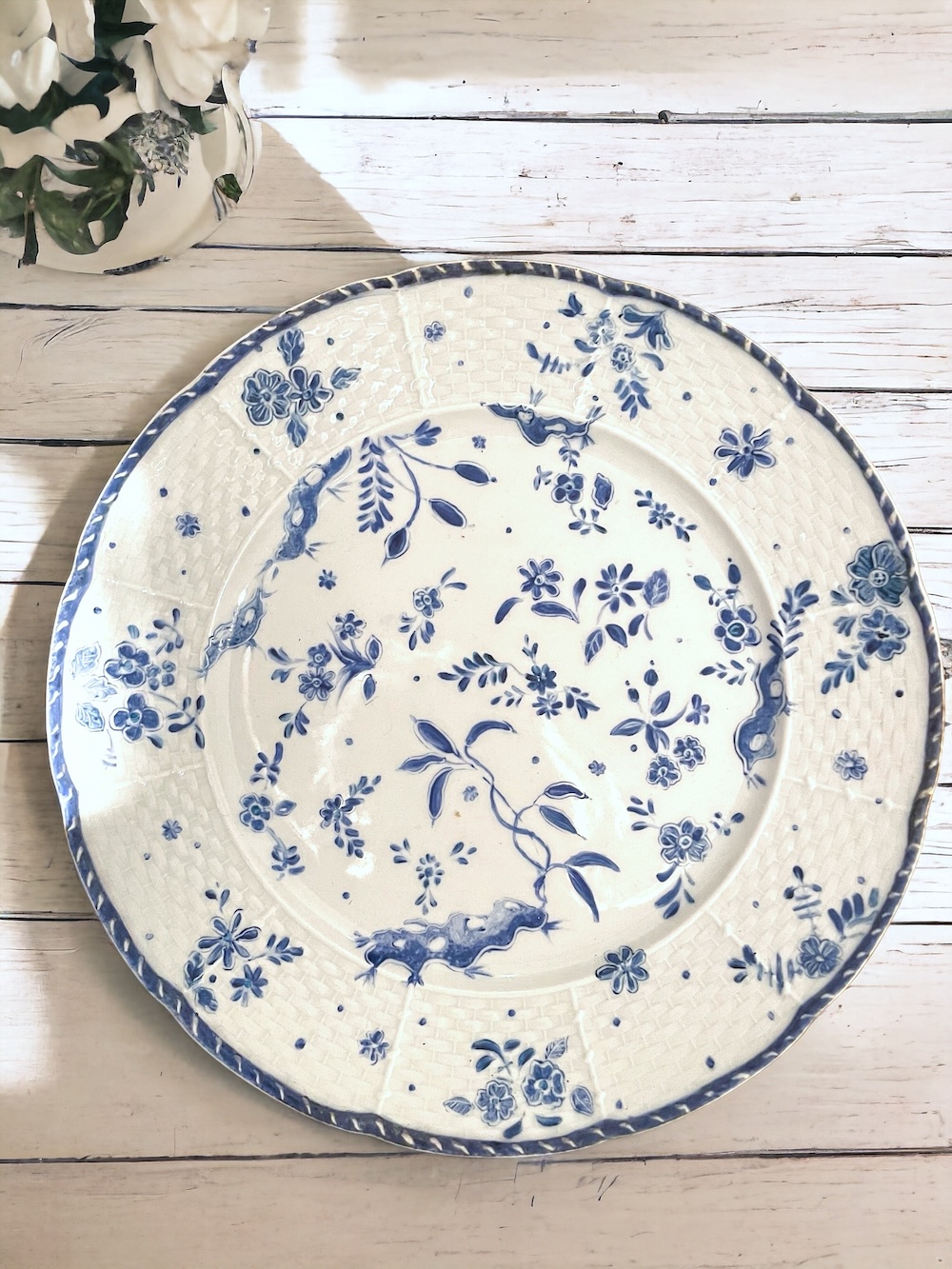 Fleuron Dinner Plate | Blue - Image 7