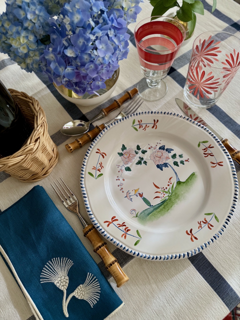 Chinese Garden Dinner Plate - Image 3