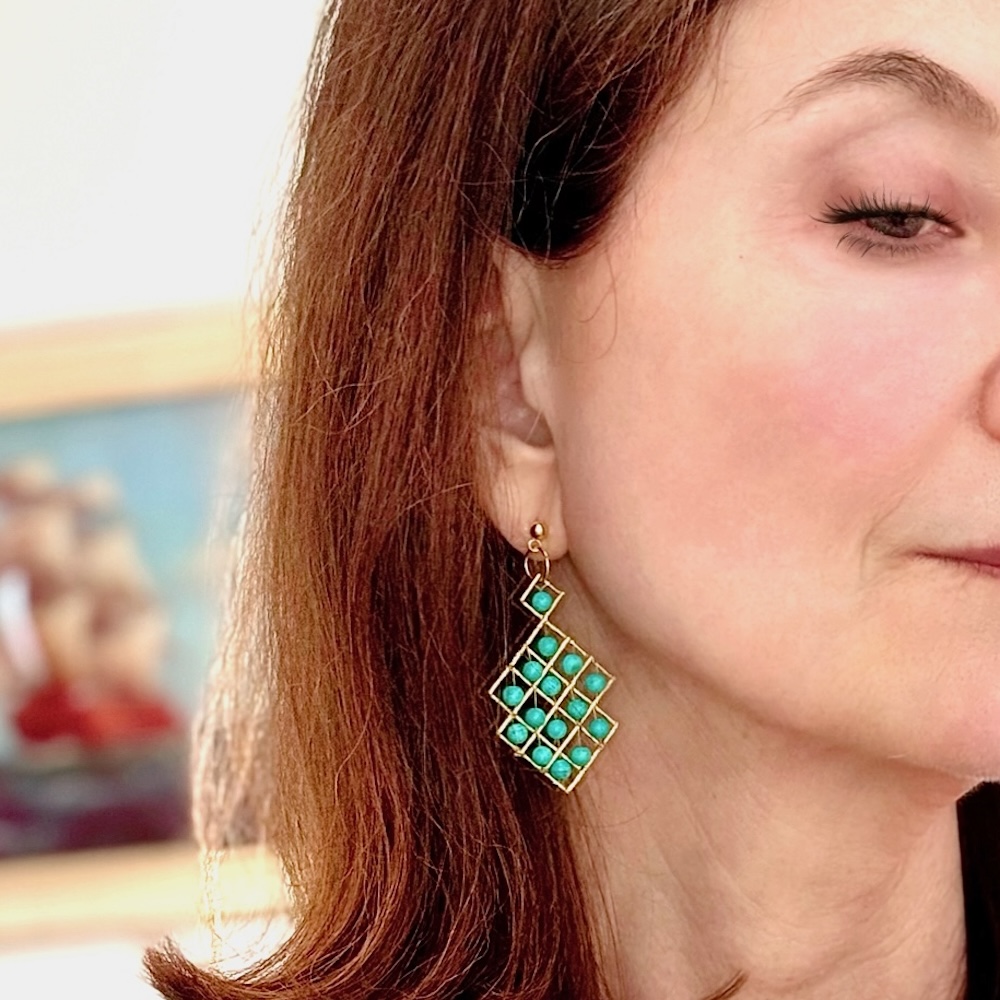 turquoise earrings