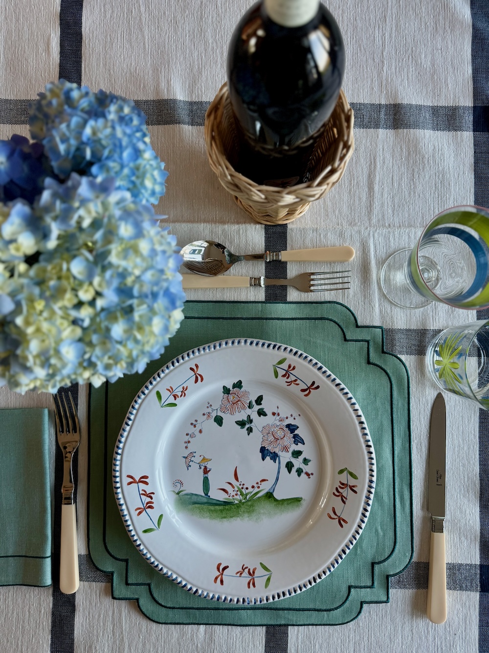Chinese Garden Dinner Plate - Image 7