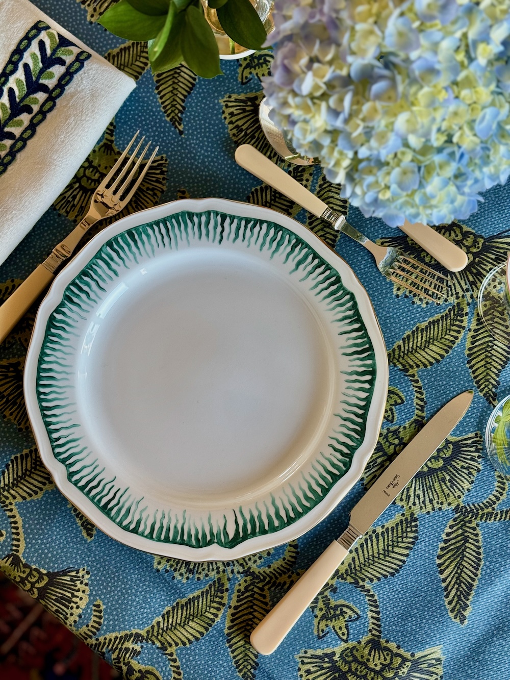 Sea Fern Dinner Plate - Image 4