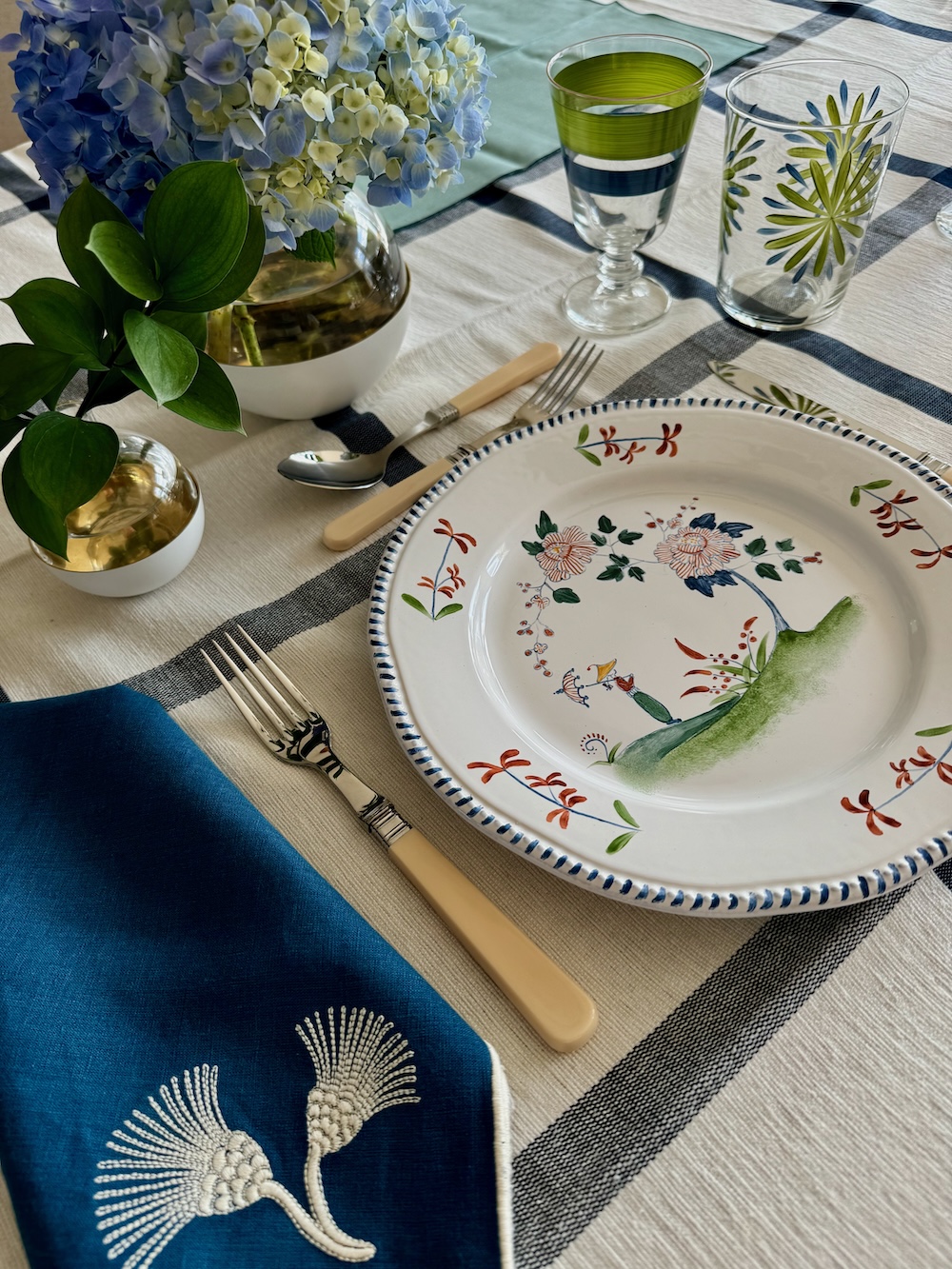 Chinese Garden Dinner Plate - Image 5