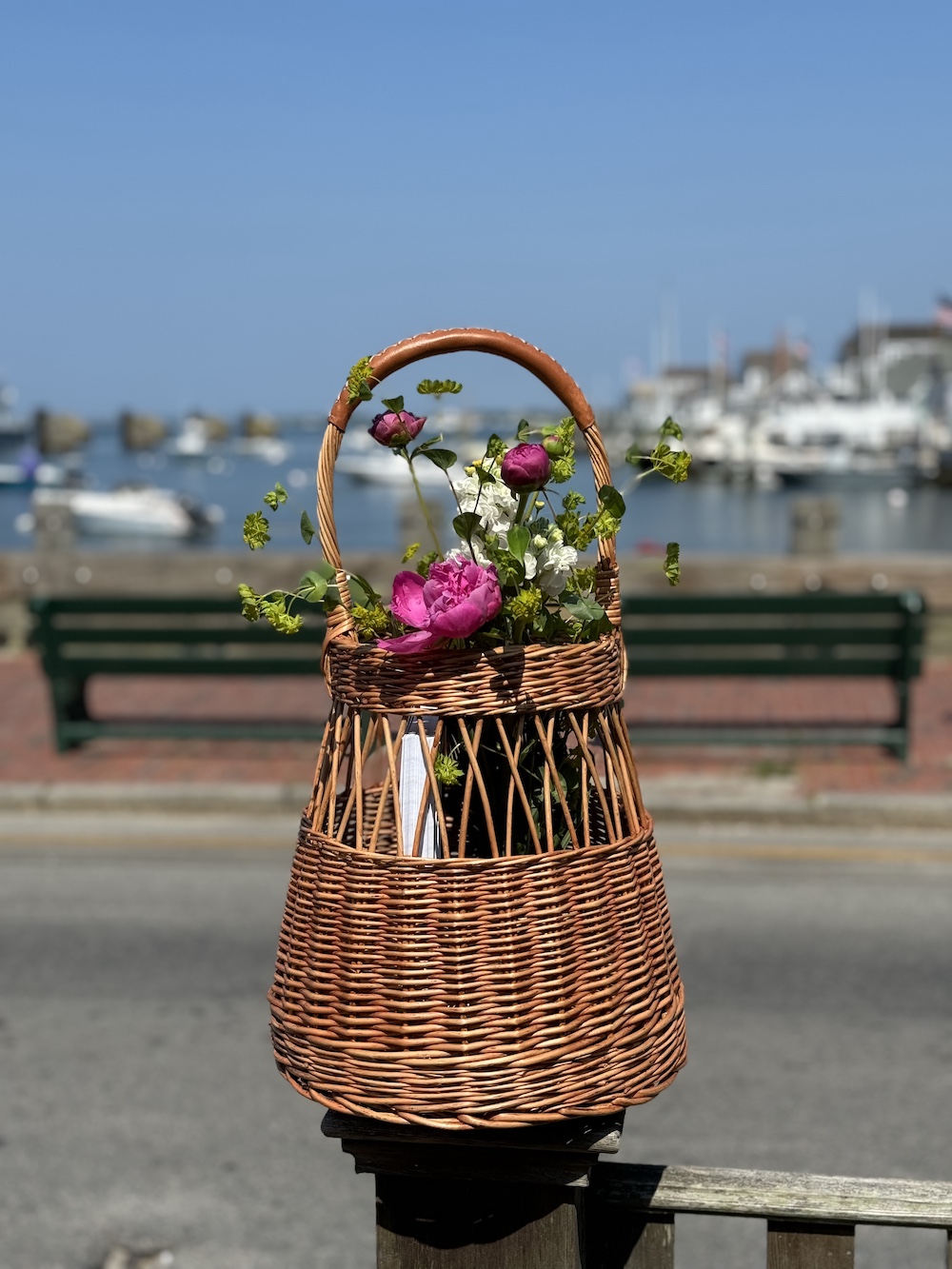 Quintessence Nantan basket on Nantucket