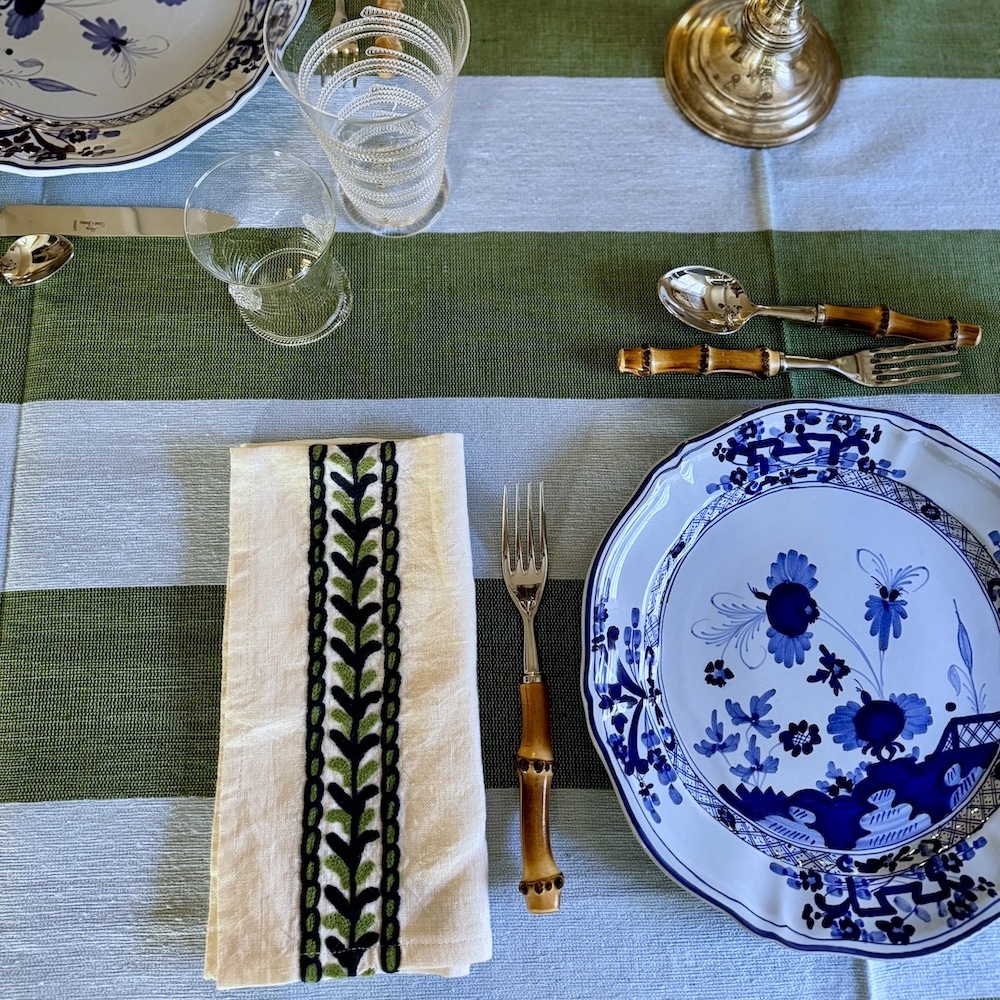 Exclusive Lunch in Tangier tablecloth via Quintessence copy