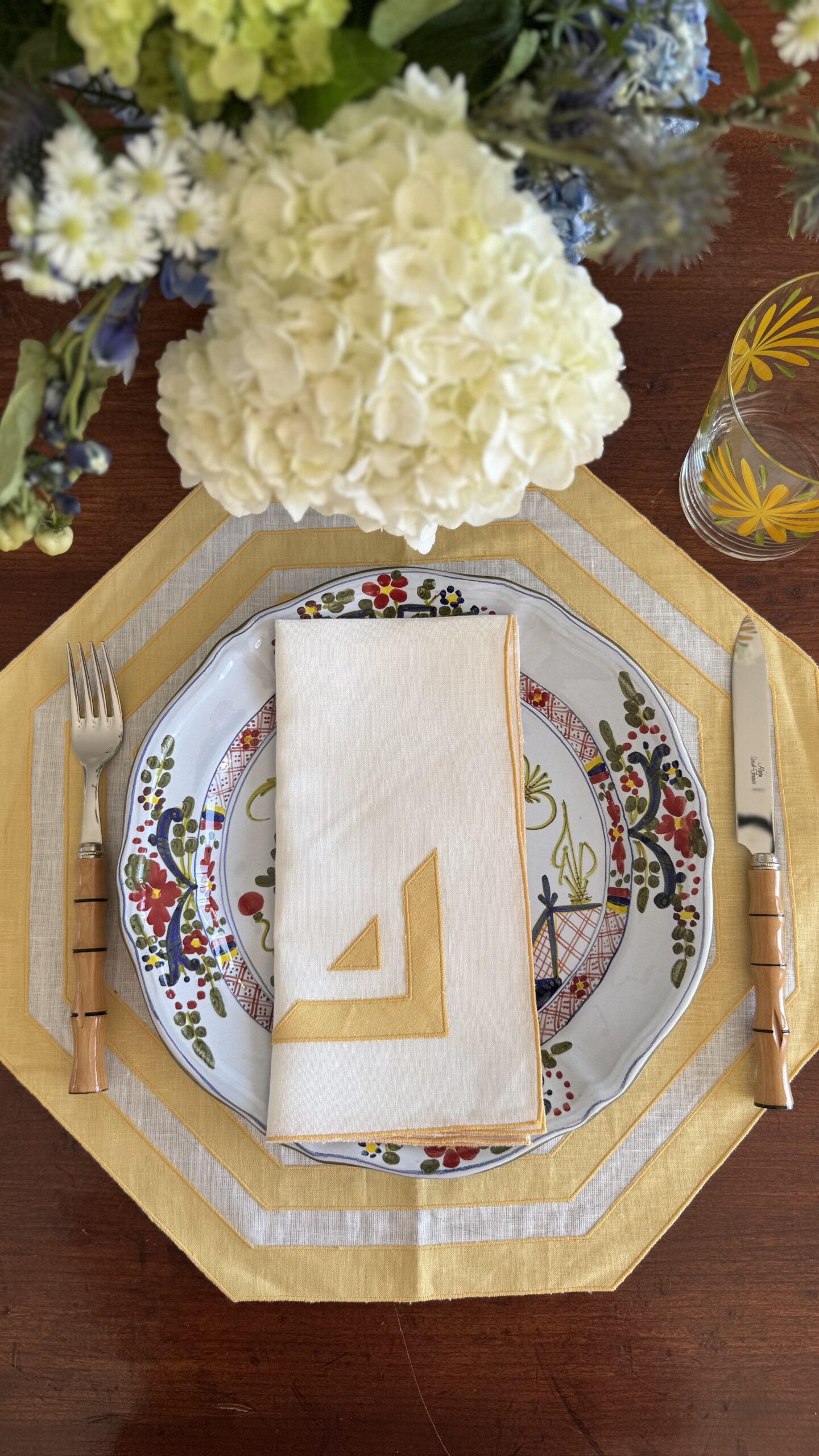 Cupola Napkin - Marigold - Image 2