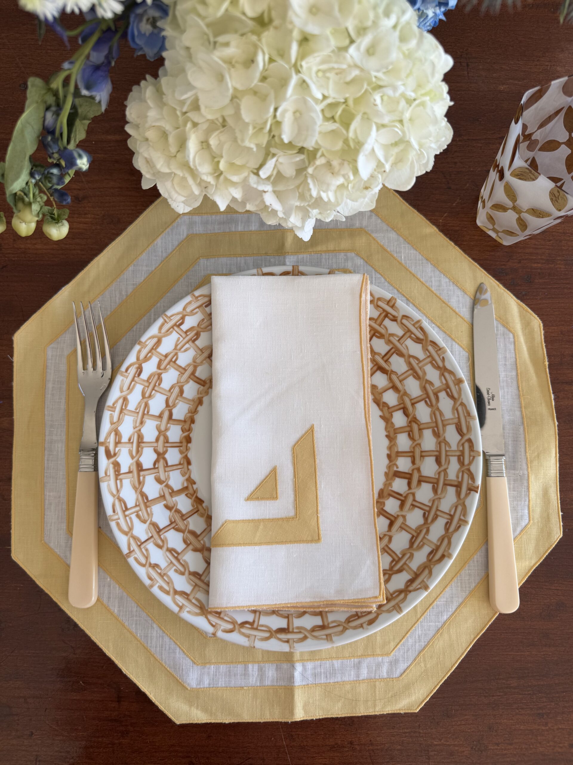 Cupola Napkin - Marigold - Image 3