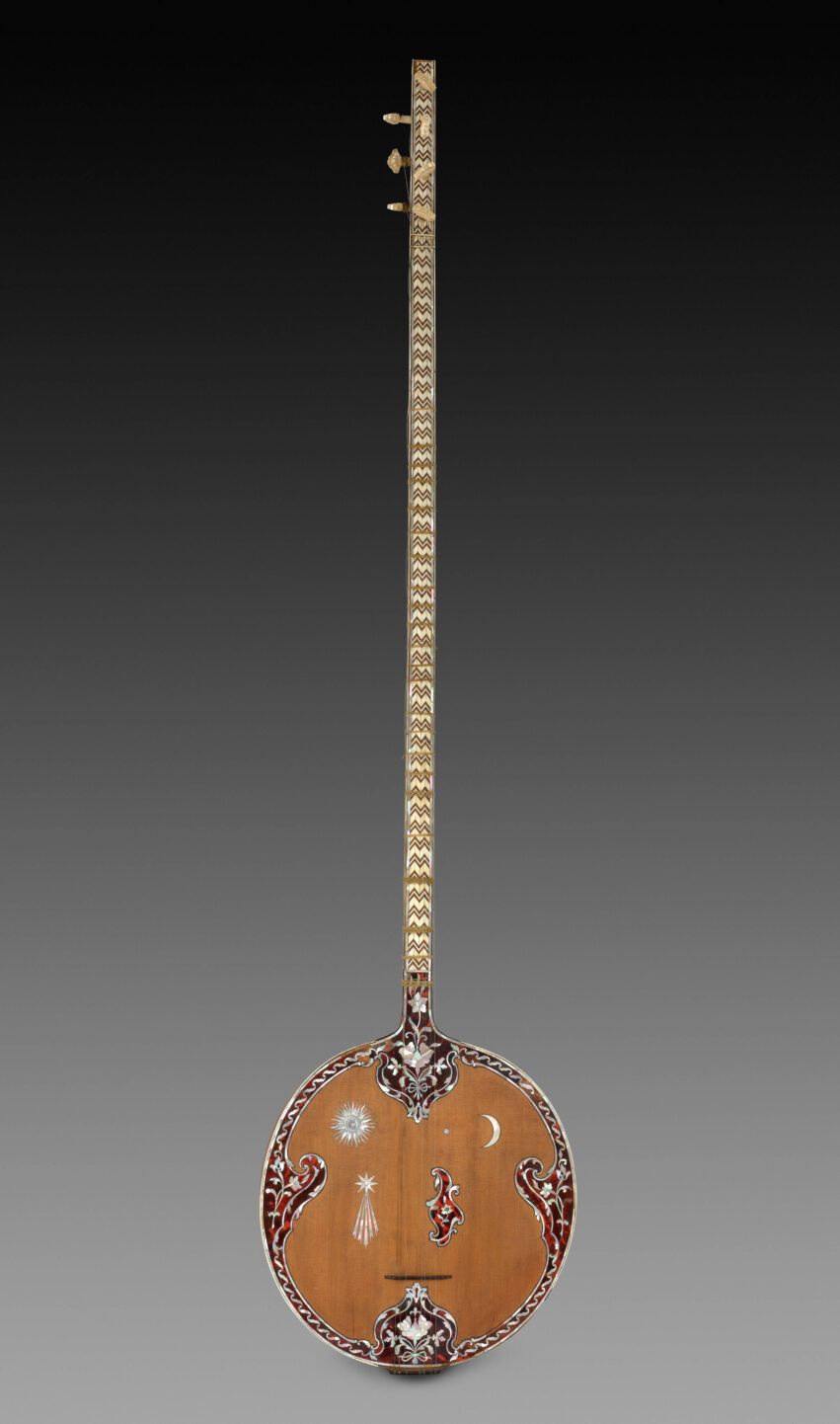 Long-necked lute (tambur), maker unknown, about 1750, Turkey. © Victoria and Albert Museum, London. via Quintessence