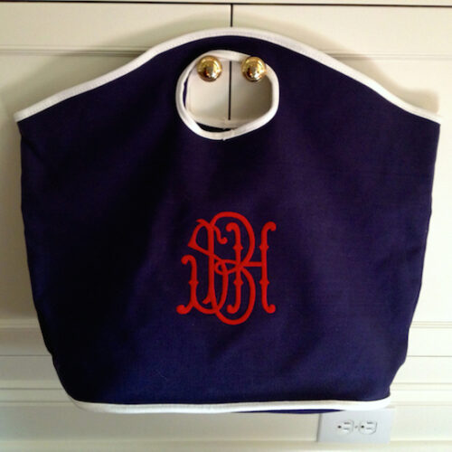 monogrammed bag from Best Monogram