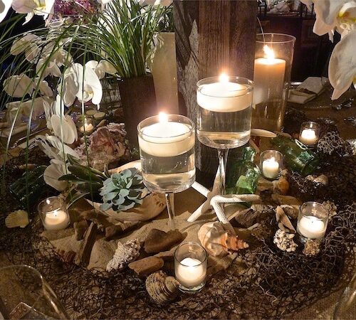 David handy orchid dinner table