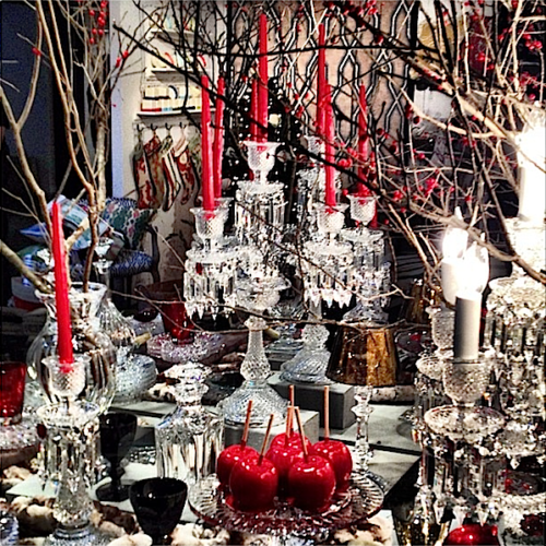 baccarat at designing greenwich with Zenith candleabra