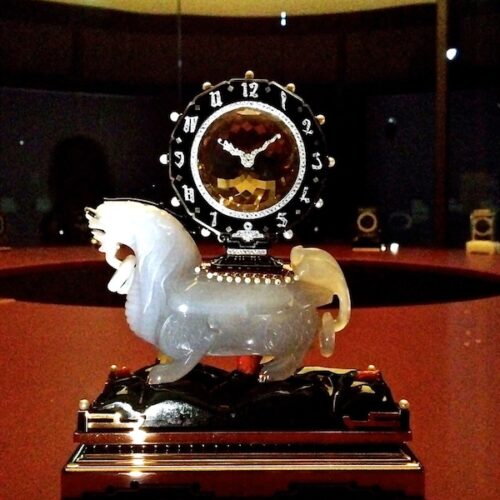 cartier chimera mystery clock